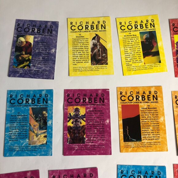 Vintage Lot of 20 Richard Corben Collector Cards 1993 Comic Images + 2 wrappers - Picture 8 of 11